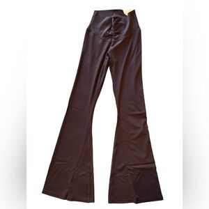 aerie Black Flared High-Rise Leggings Size M NWT